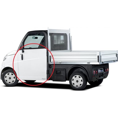 PANNEAU PORTE EXTERIEURE GAUCHE BLANC - LIGIER FLEX (1/2)