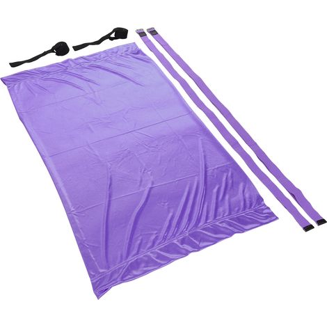 Hamac de yoga pour la maison, extensible, pour l'équilibre sur les mains et les jambes écartées (violet) (1/5)