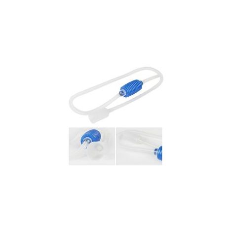 Aquarium-Siphon, Aquarium-Siphonpumpe, halbautomatischer Wasserwechsler, Zubehör für Kieswasserfilterung, 1 Stück (1,7 m) - Crezuo