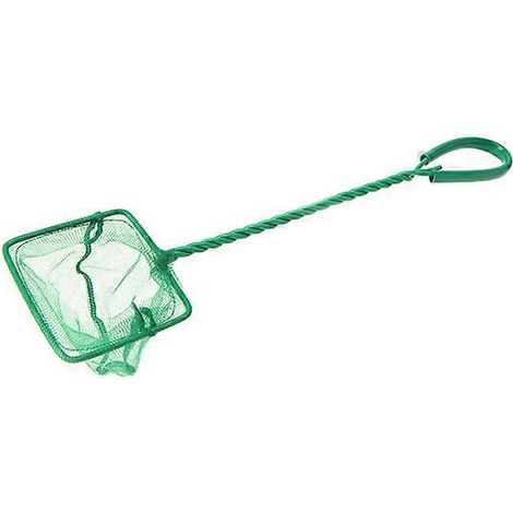 Aquarium-Fischernetz, ultrafeinmaschig, grün, sicher für kleine Fische und Garnelen, 4 Stück