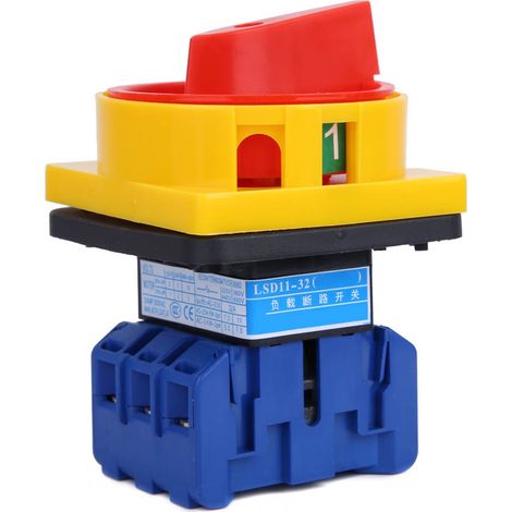 Interrupteur Sectionneur LSD11-32A 3P 32A, Disjoncteur de Puissance pour Circuits Principaux, Commande Marche/Arrêt (1/5)