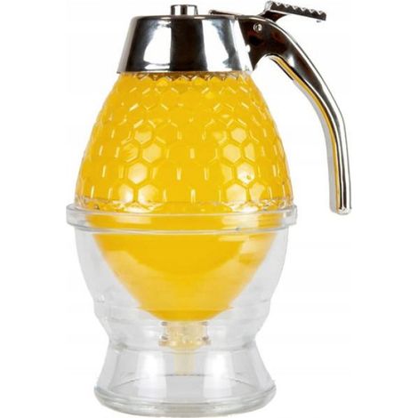 Distributeur De Miel - 250 ml - En Plastique Alimentaire - Pour Thé Crêpes Pain - 1 Pièce (1/5)