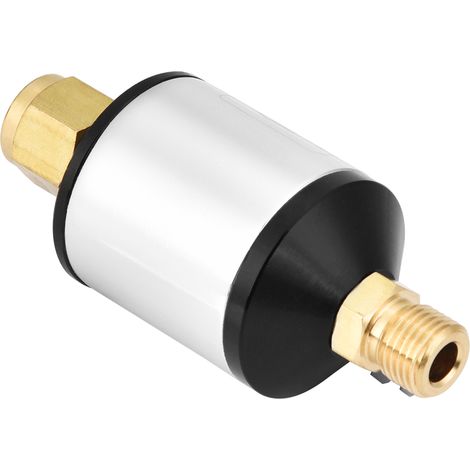 Filtre séparateur huile/eau neuf pour conduite d'air comprimé pour pistolet à peinture et outils pneumatiques. Entrée et sortie 1/4" NPT. (1/5)