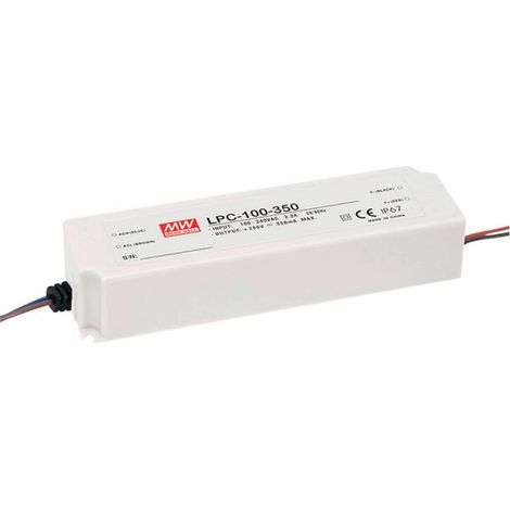 Mean Well LPC-100-2100 Driver per LED Corrente costante 100 W 2.1 A 24 - 48 V/DC non dimmerabile, Protezione sovraccari (1/3)