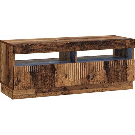 LED-TV-Schrank Altholz Holzwerkstoff vidaXL (1/5)