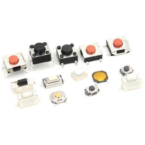 5 pièces interrupteur à bouton-poussoir momentané en métal réinitialisation automatique Ultra mince étanche avec LED 19mmAC220V jaune (1/4)