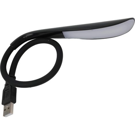 Lampe USB Flexible Dimmable pour Ordinateur Portable,Lecture LED à 3 Niveaux de Luminosité Réglable, Lampe de Clavier Portable avec Protection Oculaire, Col de Cygne Ajustable, Économie d'Én (1/5)