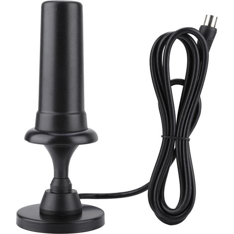 Antenne TV Numérique DTMB Intérieure Portable 36dB avec Câble 1.5m pour Réception UHF/VHF (1/5)