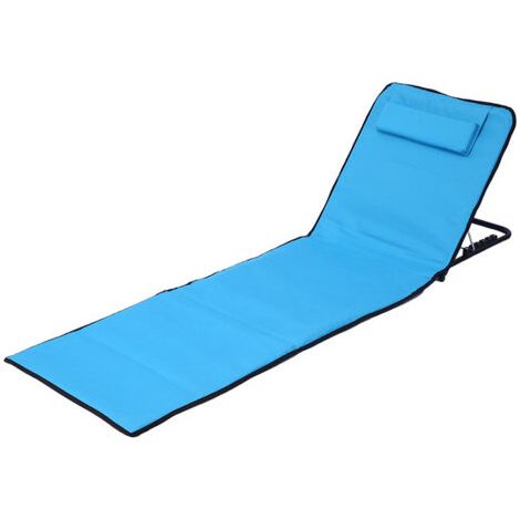 Chaise de pelouse réglable à 5 positions, chaises de plage pour adultes, chaises longues pliantes pour bronzer, chaise longue de patio, sac à dos léger, chaises de camping (1/5)