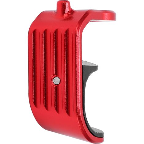 Attache rapide en forme de E pour vélo Brompton, légère en alliage d'aluminium et plastique poli, crochet de sécurité.