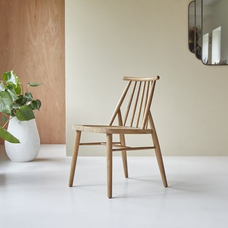 Tikamoon Léa Chaise en acacia H 80.2 cm × L 48.7 cm × P 55.8 cm (1/5)