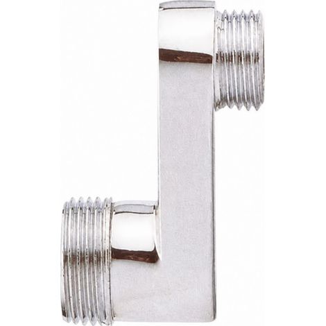 Flache Exzenterverschraubung 40mm M15x21 / M15x21 (Paar)
