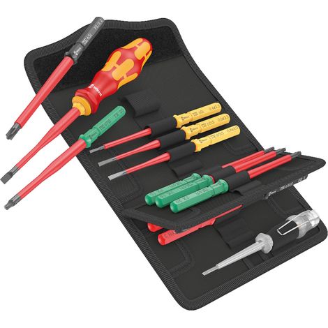 Wera Kraftform Kompakt VDE 16 Extra Slim 1 Tool Finder Insulated Screwdriver Set – 006608 (1/3)