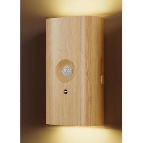 Wandleuchten mit Bewegungsmelder, wiederaufladbare LED mit 3600 mAh, Wandlampe mit 3 Farben, magnetischer Bewegungsmelder (1/5)