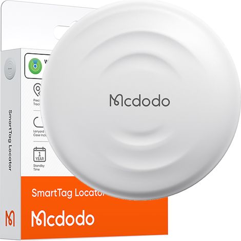 Localizador GPS mini MCDODO para llaves de coche, bicicleta, niños, gatos y placas de identificación.