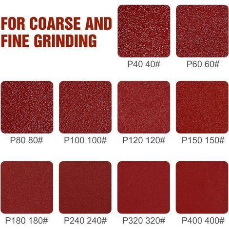 Disques de ponçage 225 mm grain P120 – 25 pièces, 10 trous, papier abrasif rond pour ponceuse girafe et cloisons sèches (1/3)