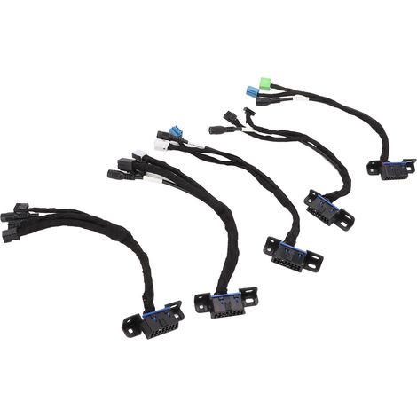 5Pcs Kit Câbles Test EIS ELV OBD2 Diagnostic Voiture Ligne Détection Métal Lourd Remplacement Compatible Mercedes W204 W212 W166 W164 W221 (1/5)