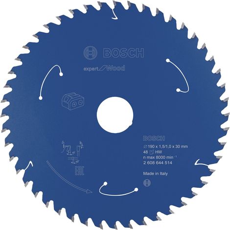 BOSCH Akku-Kreissägeblatt Expert for Wood, 190 x 1,5/1 x 30, 48 Zähne (1/5)