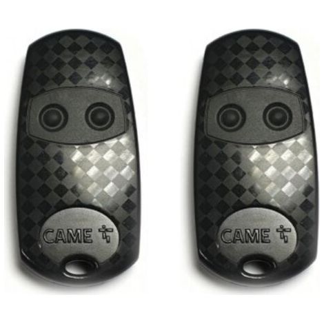 Pack de 2 mandos a distancia de código fijo CAME TOP432EE de 433,92 MHz - Control de portones y puertas de garaje