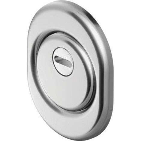 DEFENDER ANTITRAPANO PER SERRATURE h.25 mm - Ã mm. 50 cromo satinato