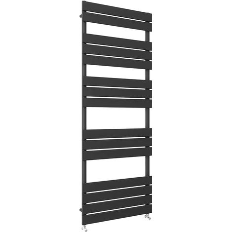 SKY Bathroom Anthracite Flat Panel Heated Towel Rail Bathroom Radiator 1600x600mm (1/5)