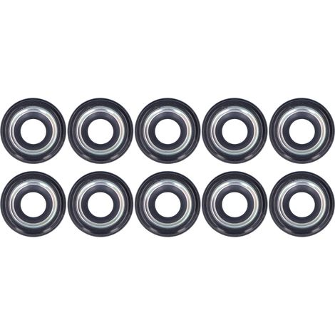Kit 10 Joints d'étanchéité pour Arbre de Compresseur Climatisation Auto, Résistant à la Corrosion, Accessoires Voiture (1/5)