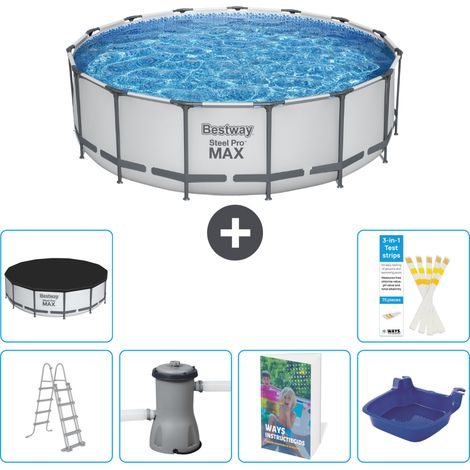 Bestway Steel Pro MAX Rund - 488x122 cm - 7-teilig S662
