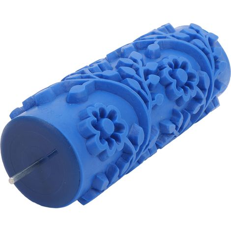 Rouleau à peinture à motifs de 12,5 cm (5 pouces) en caoutchouc lavable et réutilisable, pour la décoration murale de la maison. (1/5)