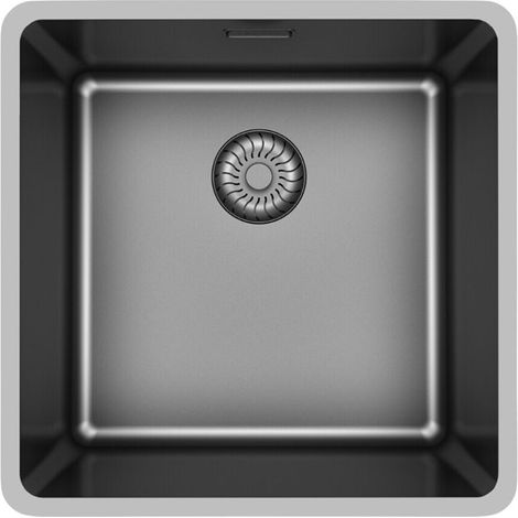 CARESSI Einbaubecken CAPPMX40R20GM Gun Metal (PVD) (1/2)
