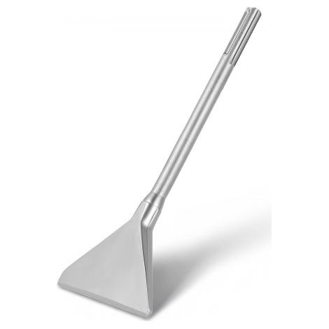 Cincel Plano Ancho SDS Max, 350 x 150 mm, Cincel para Martillo de Demolición, Triangular y Afilado, Raspador de Suelos para Eliminación de Azulejos Baldosas Adhesivos Superficies de Paredes (1/5)