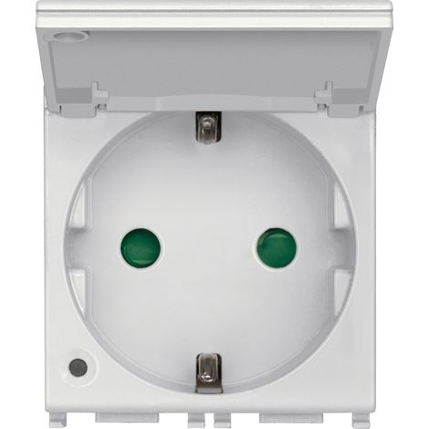 VIMAR - 14208.C.SL Presa SICURY 2P+T 16A DE + coper. Silver
