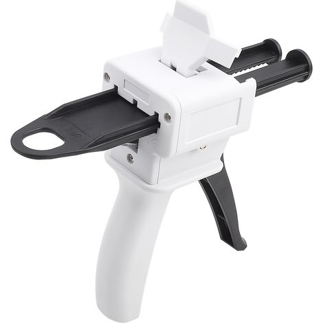 Pistolet distributeur silicone caoutchouc mélangeur cartouche 1:1/2:1 dentaire empreinte outil dosage (1/5)