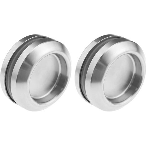 2 Poignées Encastrées Acier Inox 304 pour Portes Coulissantes (1/5)