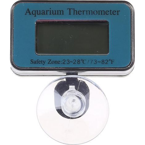 Wasserdichtes digitales Thermometer für Aquarien, tauchfähig und kabellos, für Fische. (1/4)
