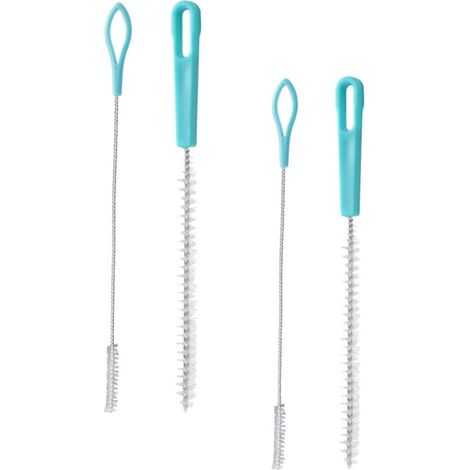 Brosse de nettoyage pour embouts paille et tuyau, plastique durable (1/5)