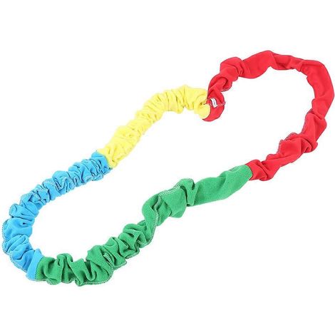 Corde élastique colorée de traction extérieure, équipement d'entraînement sensoriel pour enfants, câble de résistance pour jardin d'enfants, kit de thérapie d'intégration sensorielle. (1/5)