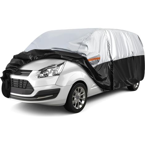 Housse de Voiture Adaptée pour VW T5 T6 LWB Peugeot Travelle Long, Universelle Housse de Garage Complète étanche avec Porte Zippée pour Neige, Pluie, Protection Tous Temps,C3-pour MPV 500–530 cm (1/5)