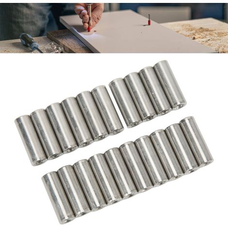 Jeu de 20 écrous cylindriques à filetage intérieur M61.0-10-L30mm en acier inoxydable 304 (1/5)