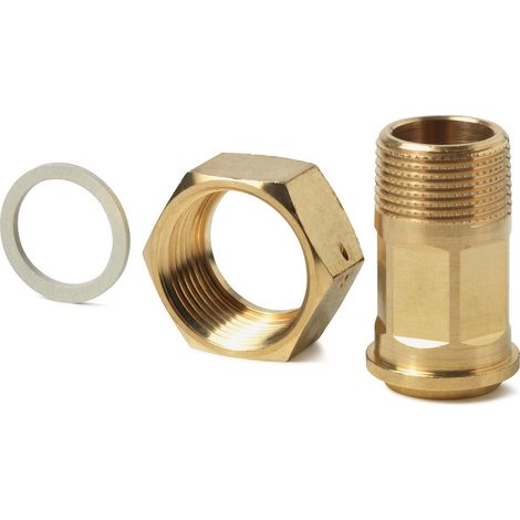 Siemens Einbausatz f. mech. Kompakt- Wasserzähler G1" auf 3/4"AG Messing