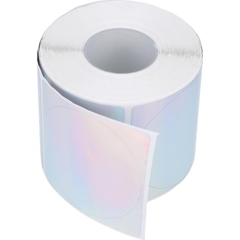 Inch Round Holographic Labels with Strong Adhesion (1/5)