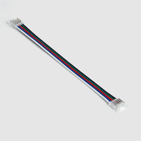 Conector para Tira LED 24V RGBW SMD Ancho 10mm IP20 Doble con Cable 10 mm (1/4)