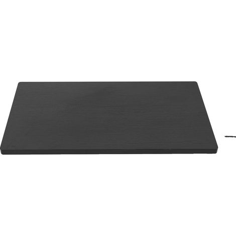Mesa de trabajo plegable, diseño que ahorra espacio, alta capacidad de carga, color negro. (1/2)