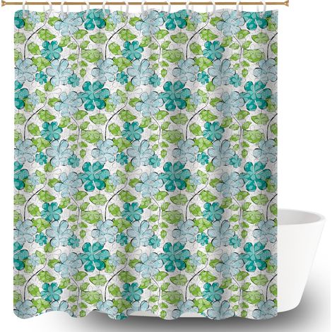 Rideau douche imperméable polyester 180x180 Épais cache baignoire pour une déco unique (1/5)