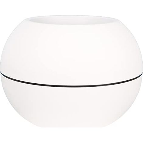 Vaso Riviera Bianco Ø 50 cm Plastica Rotondo (1/2)