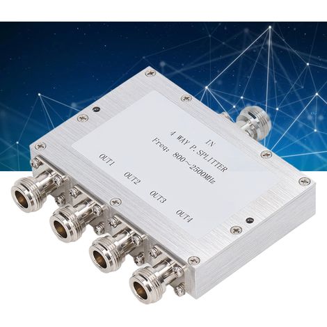 Diviseur de puissance 1 vers 4, diviseur de puissance RF, interface de type N (1/5)