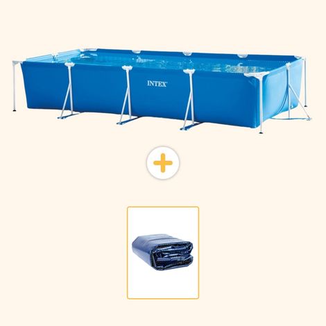 Intex Piscine Tubulaire Rectangulaire - 450x220x84 cm - 2-pièces S21257 (1/5)