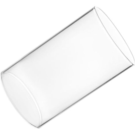 Abat-jour en Verre Borosilicaté Cylindrique Simple, Coupe-vent et Protecteur de Bougie pour Occasions Spéciales et Décoration (1/5)
