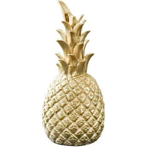 Nazalus-Vente Ornements ananas décoratifs en résine moderne nordique - Figurine décorative pour fête d'anniversaire, fenêtre, bureau, maison, S/M/L (1/5)