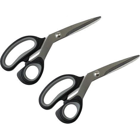 Ciseaux robustes de qualité supérieure en acier inoxydable - 23 cm (9 pouces), lot de 2 (1/5)