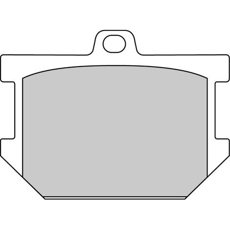 Plaquette de frein Ferodo pour Moto Yamaha 500 SR 1978 à 1990 AV (1/2)